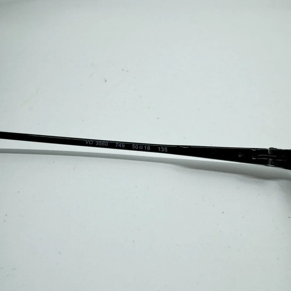 Vogue VO 3560 749 Black Silver Eyeglasses Eyewear‎ Frames 50-18-135 H10101